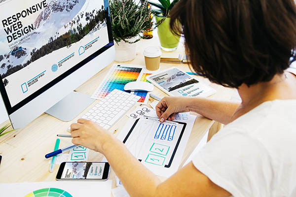 Webdesign sch&eacute;ma couleurs site