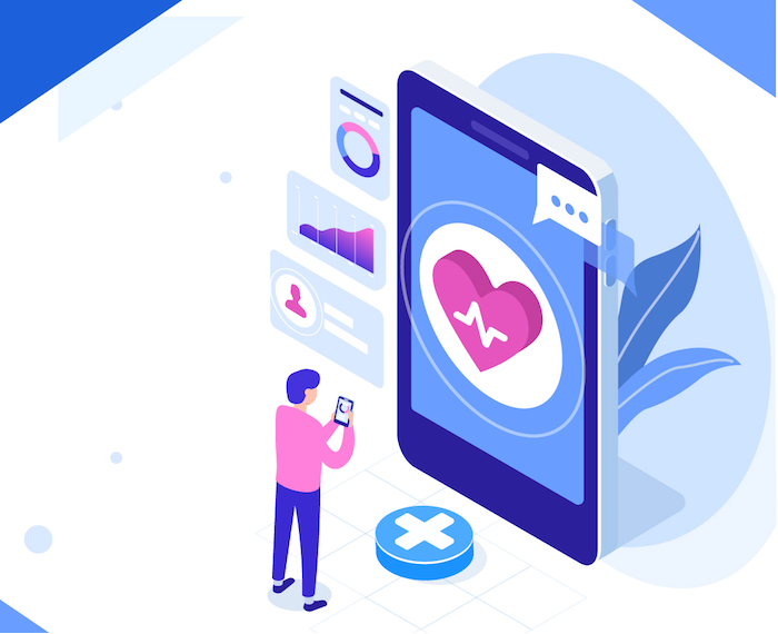 Illustration application sant&eacute;
