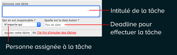 T&acirc;che Basecamp